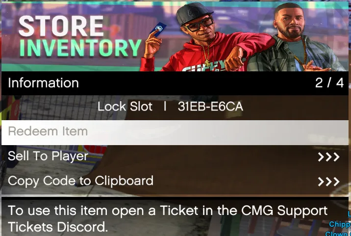 Lock slot code example