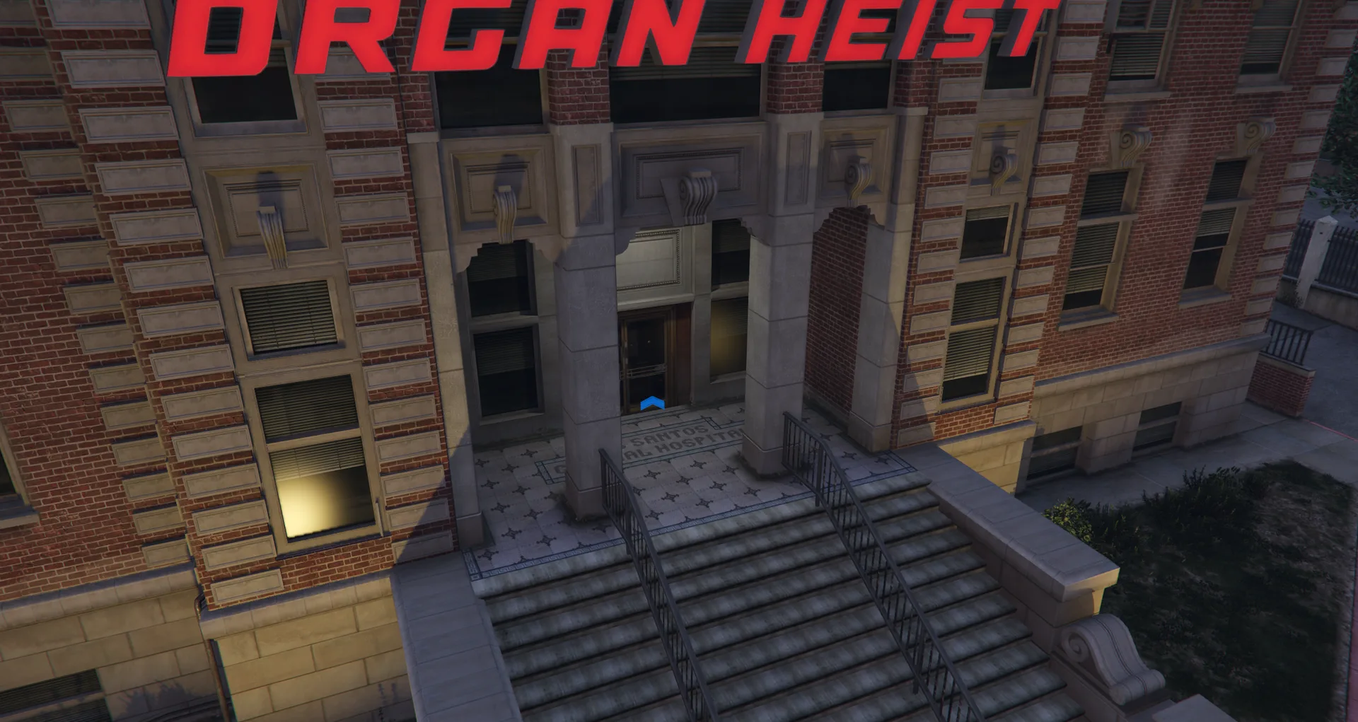 Press  E  to play the organ heist