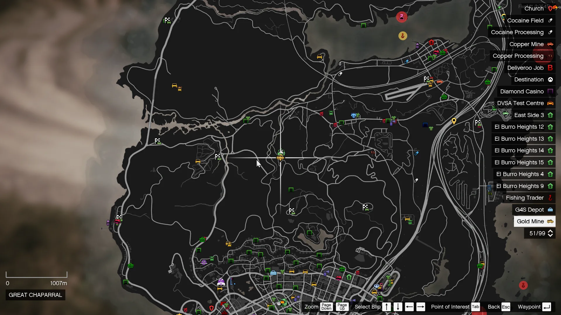 Mine waypoint